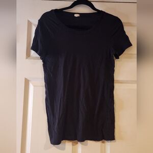 J. Crew black short sleeve top M